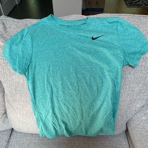 Teal Nike Crewneck Dri-Fit Athletic Shirt